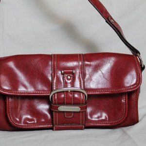 Red Strada Shoulder Bag